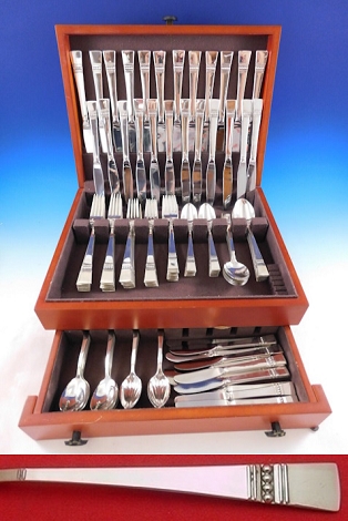 Diadem by Reed and Barton Sterling Silver Flatware Set Service 120 pcs Dinner